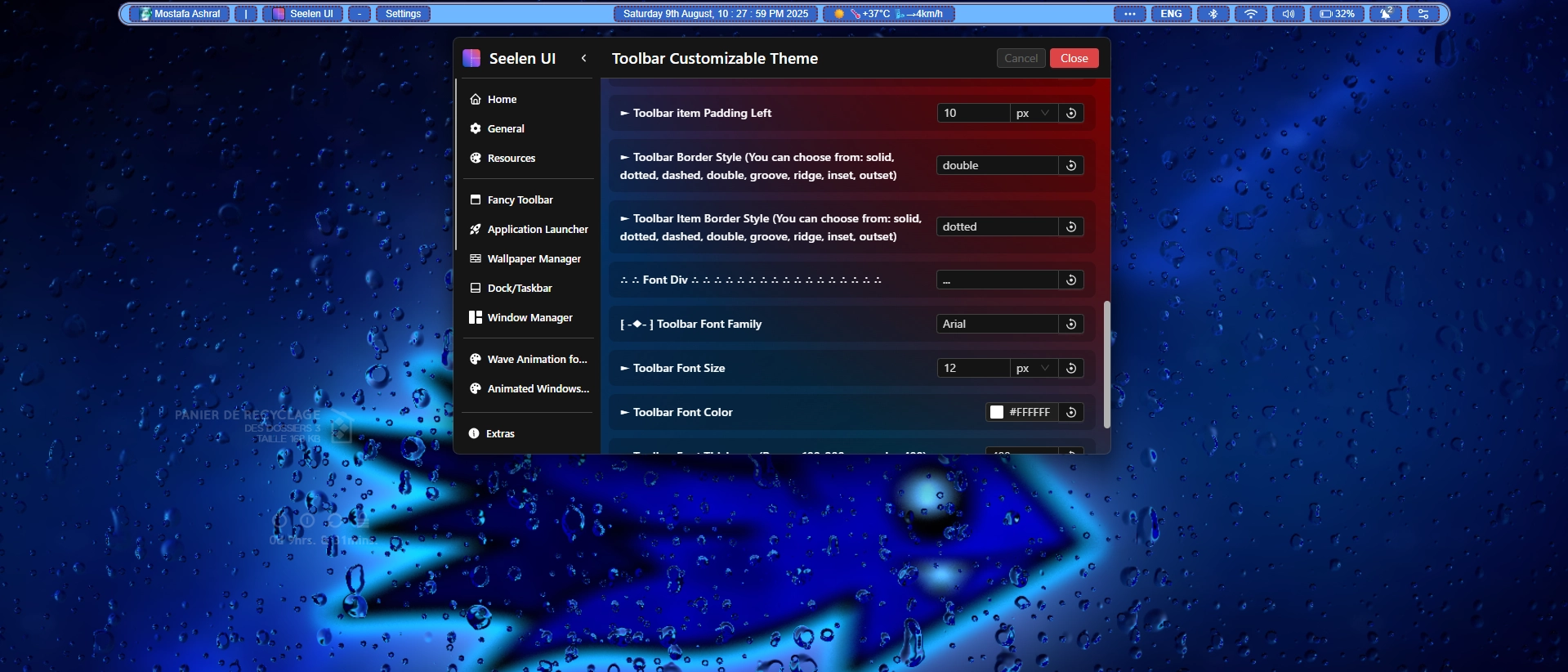 Toolbar Customizable Theme banner