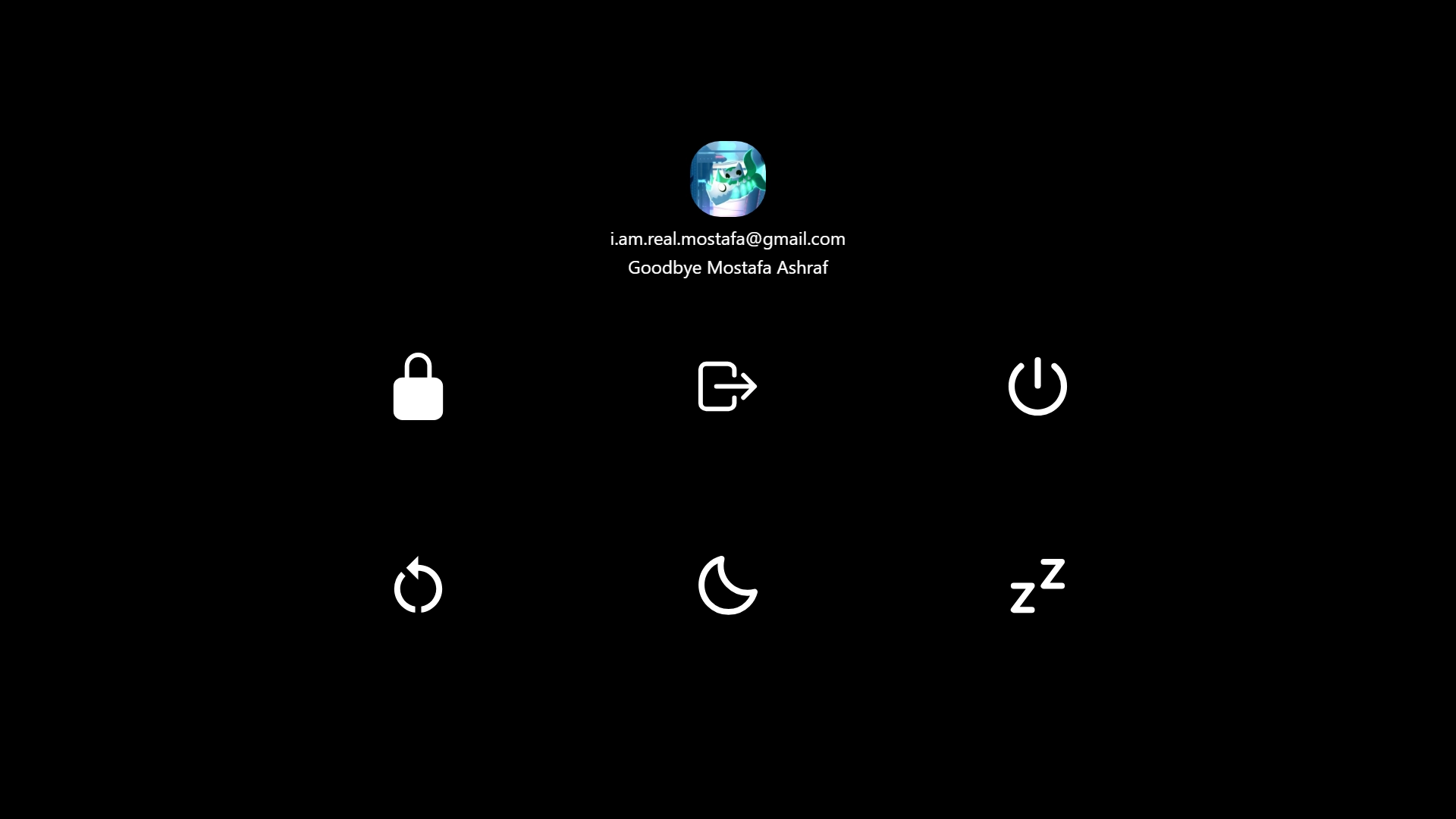 Fully Customized User Power Menu - Theme screenshot - Seelen UI