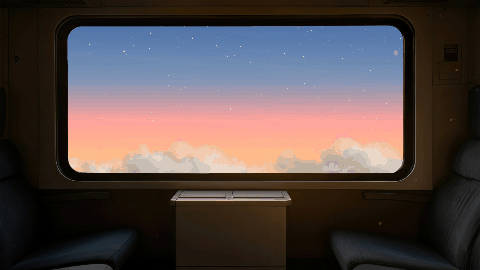 Dreamcore Train Ride - Wallpaper screenshot - Seelen UI