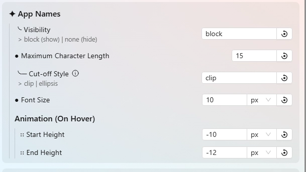Grid Style Tray - Hover for Label - Theme screenshot - Seelen UI