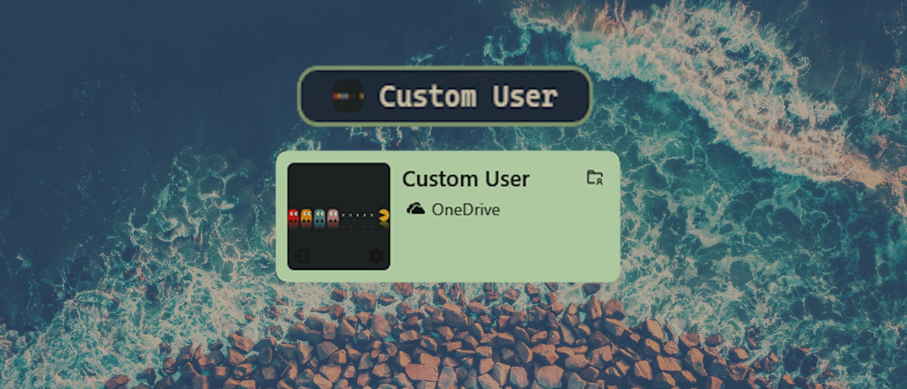 Custom Username banner