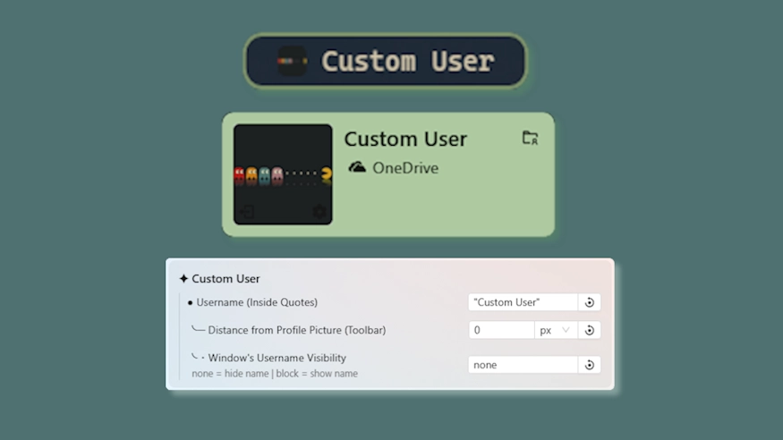 Custom Username - Theme screenshot - Seelen UI