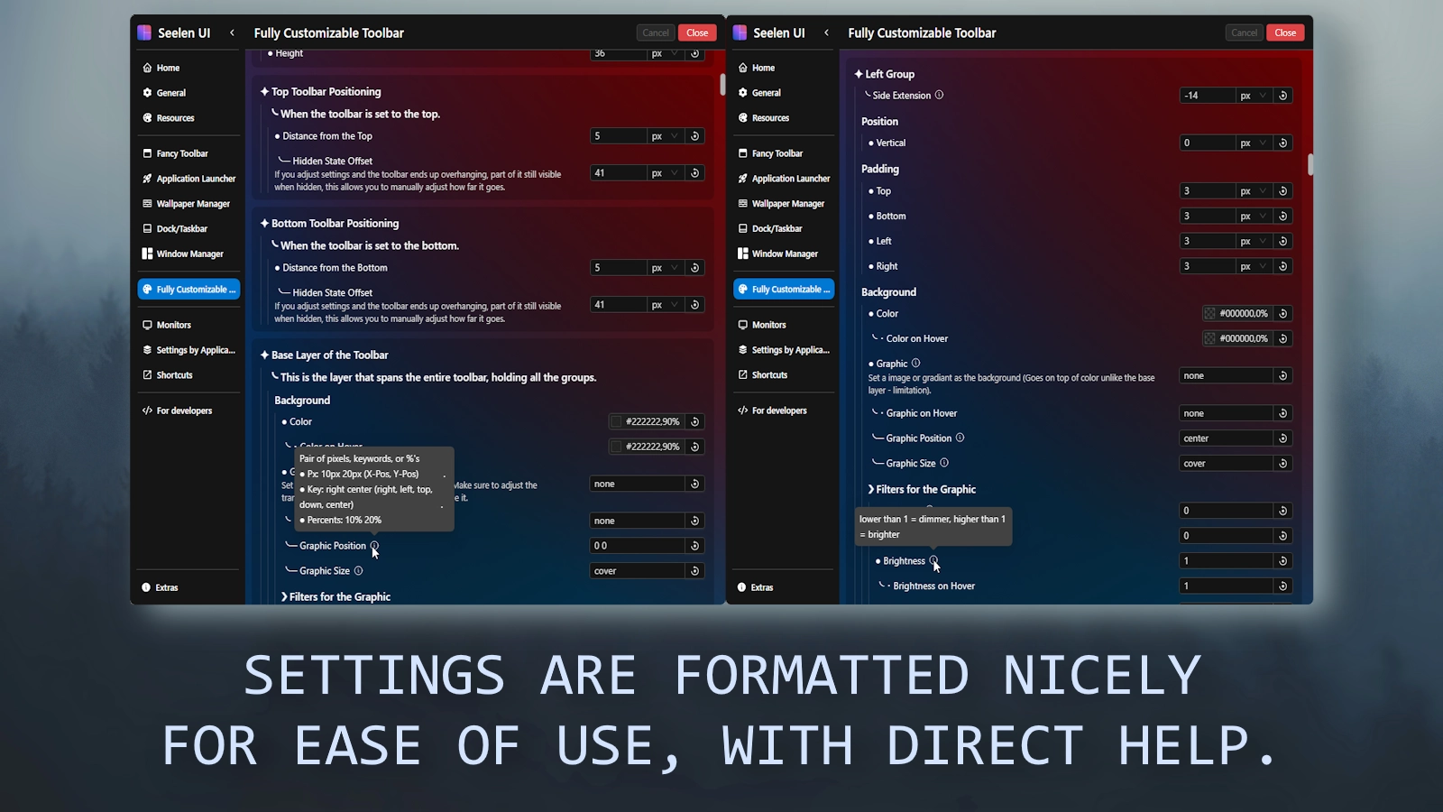 Fully Customizable Toolbar - Theme screenshot - Seelen UI