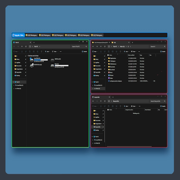 Fully Customizable Window Manager - Seelen Тема