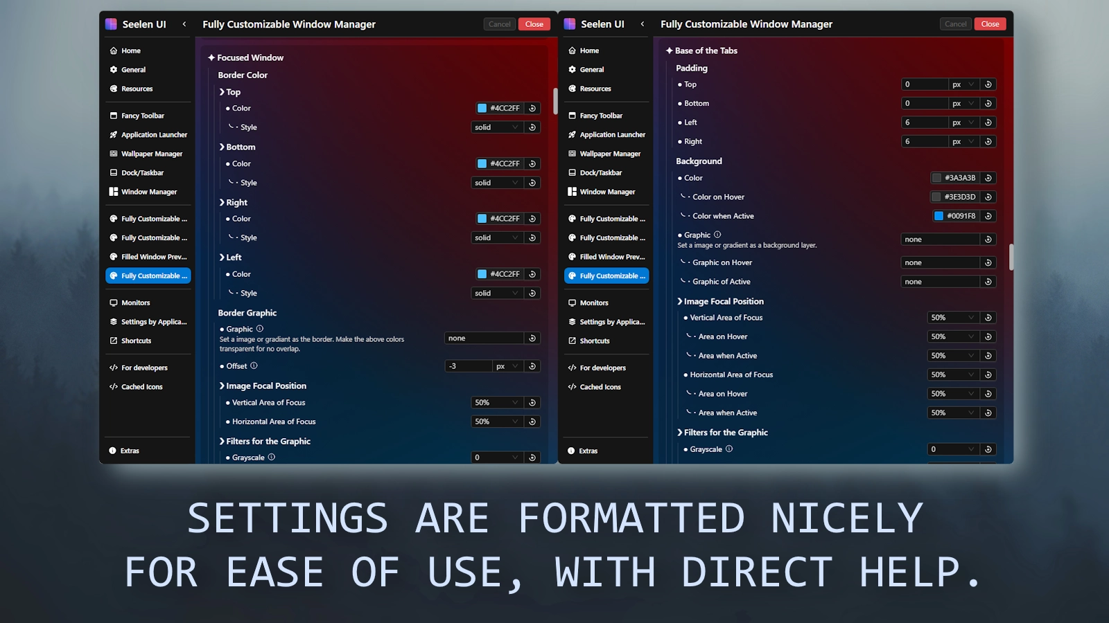Fully Customizable Window Manager - Theme screenshot - Seelen UI