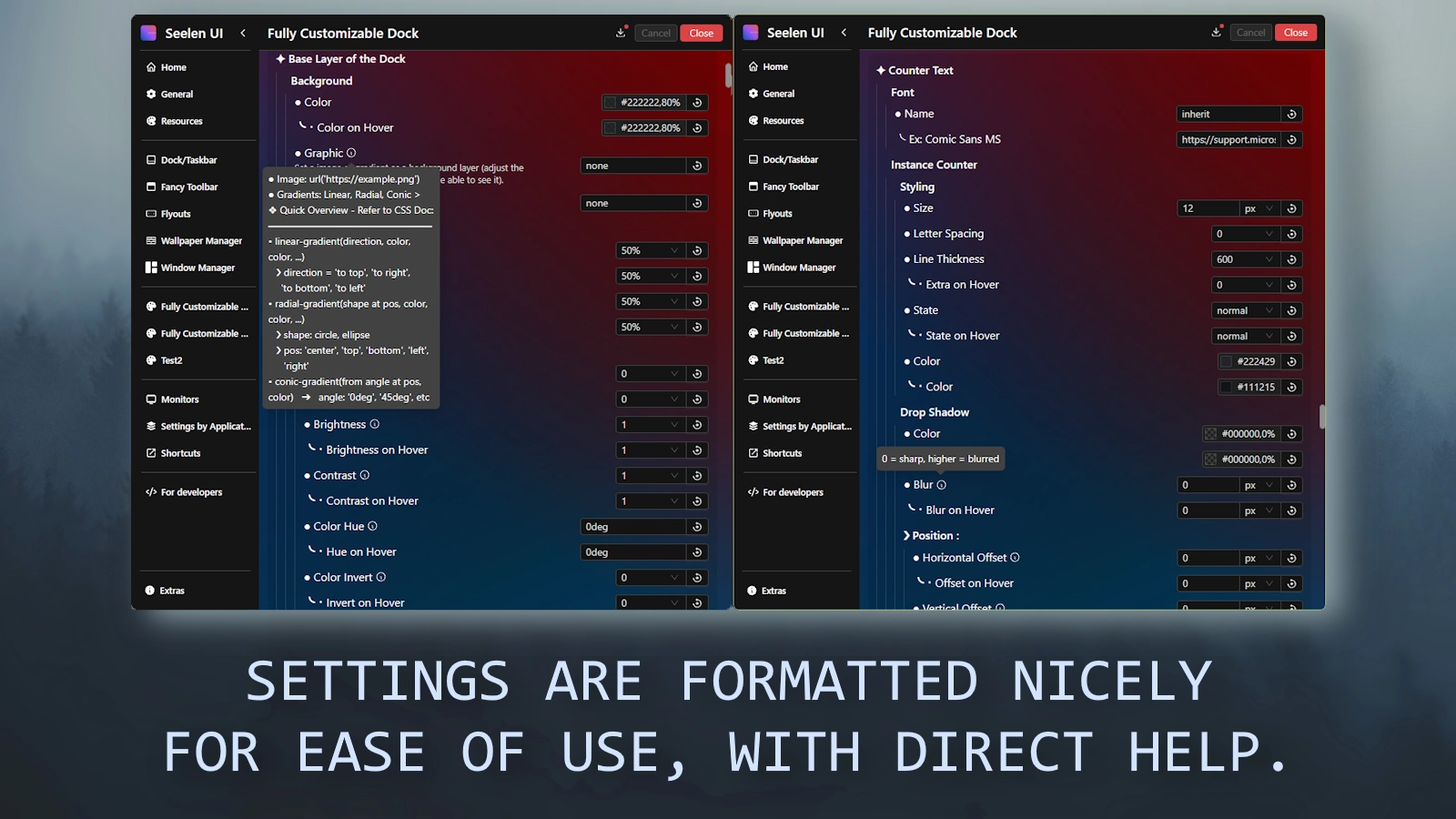 Fully Customizable Dock - Theme screenshot - Seelen UI