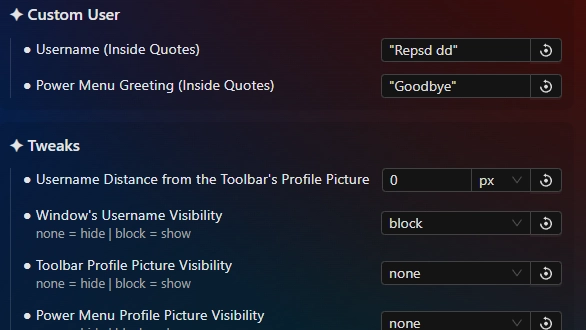 Custom User - Theme screenshot - Seelen UI