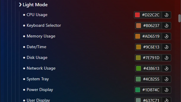 Indiviual Coloring of Toolbar Modules - Theme screenshot - Seelen UI