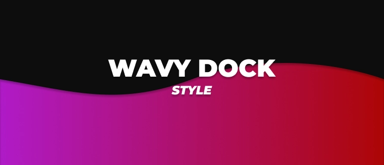 Wavy Dock Style banner