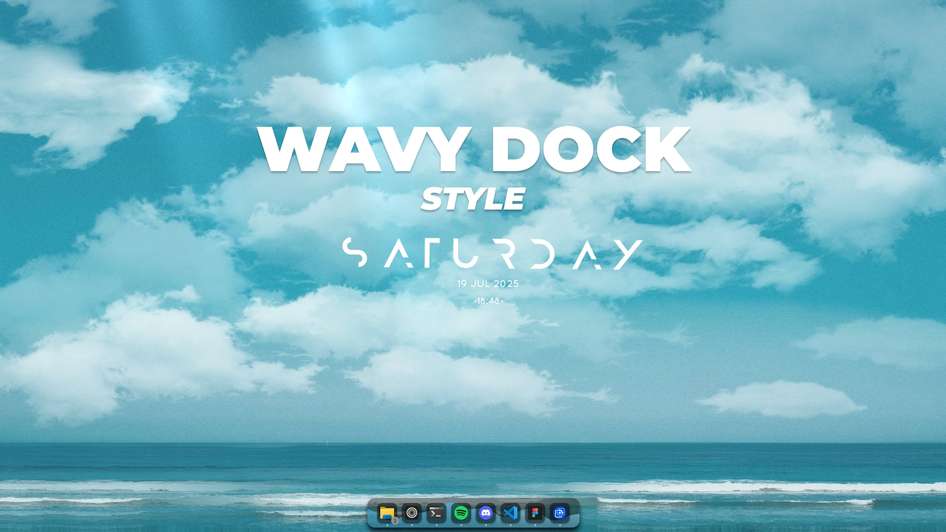Wavy Dock Style - Theme screenshot - Seelen UI