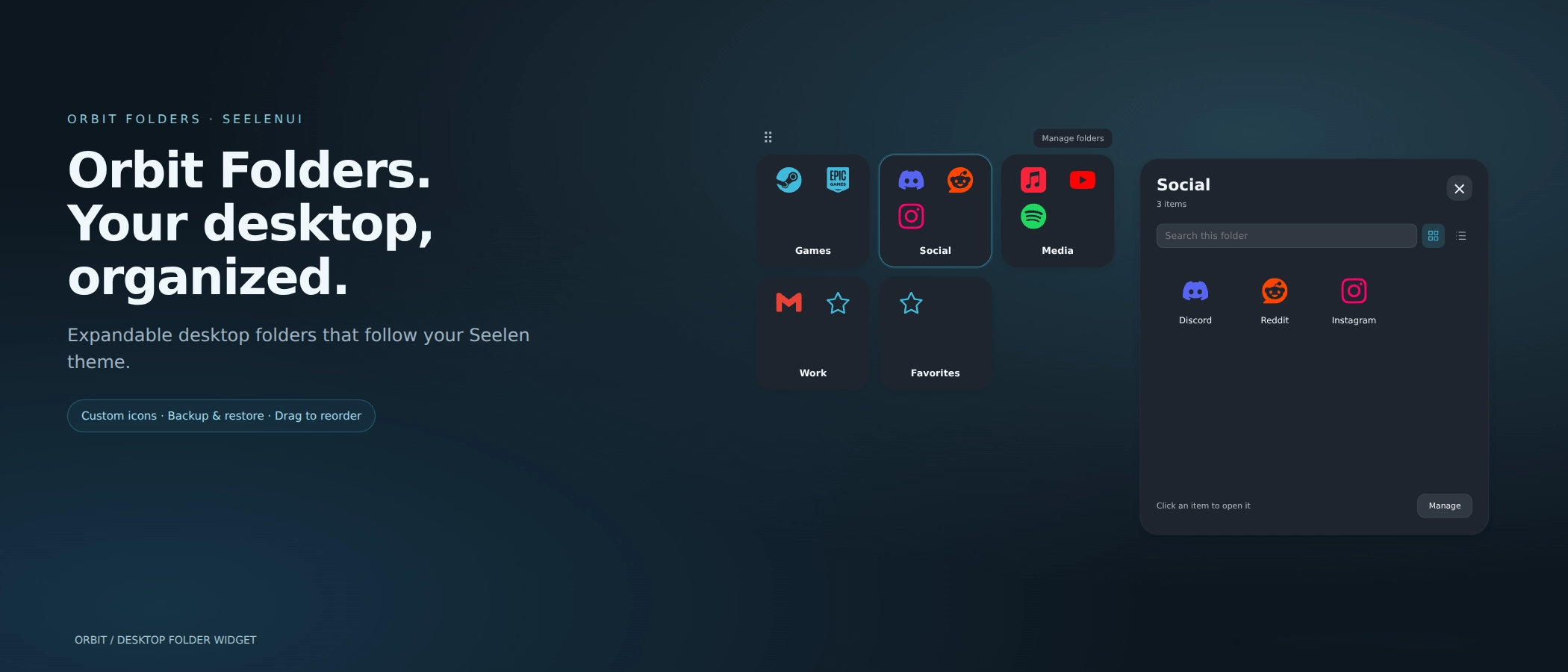 Orbit Folders banner