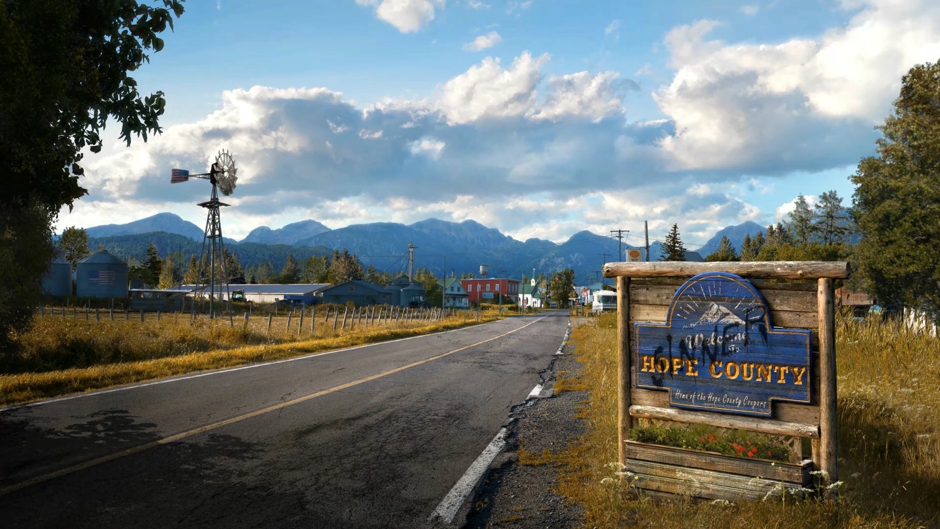 Hope County from (Far Cry 5) banner