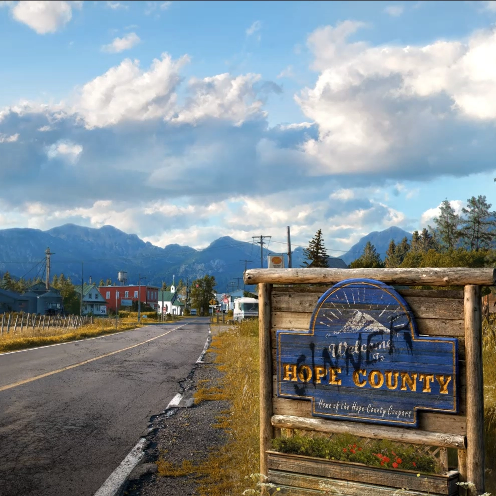 Hope County from (Far Cry 5) - Seelen የግድግዳ ወረቀት