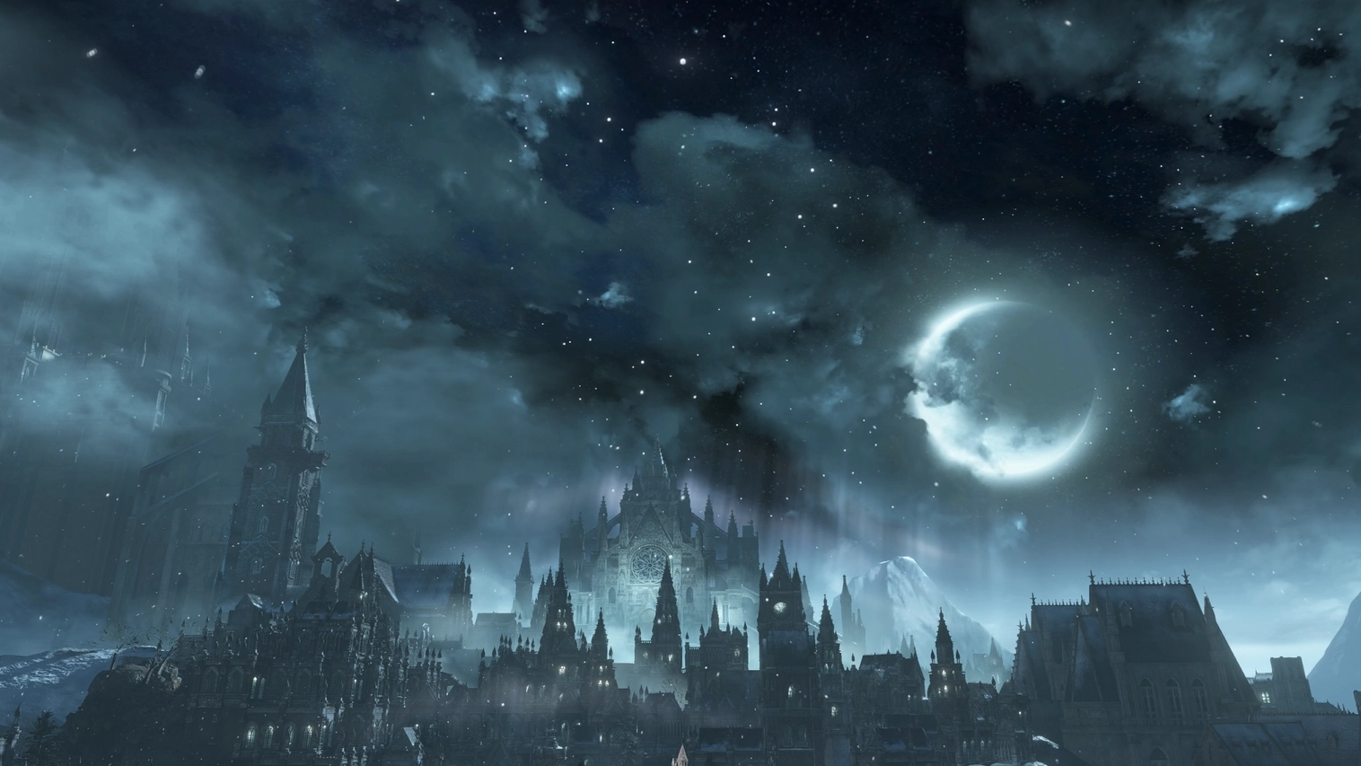 Irithil in the Radiance of Moonlight - Dark Souls III - Wallpaper screenshot - Seelen UI