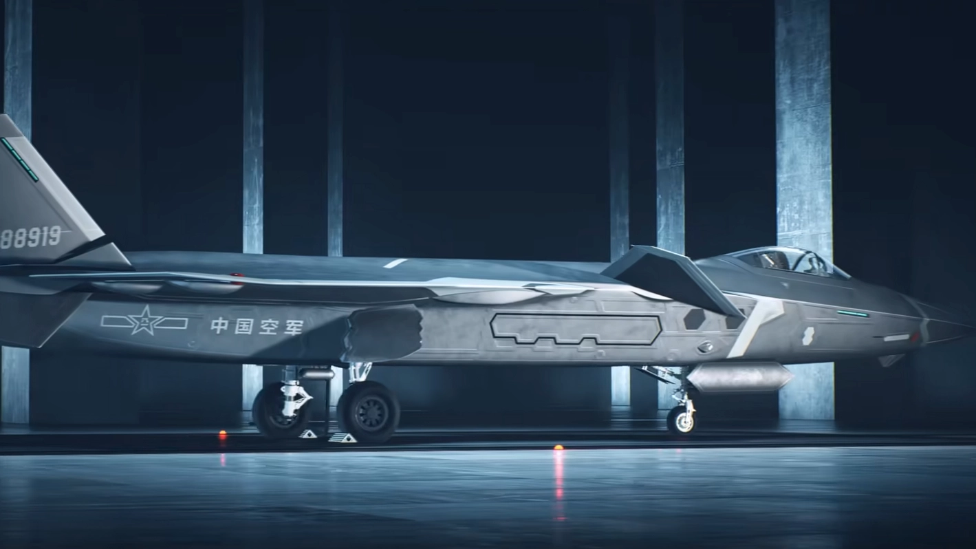 Chengdu J-20 Fighter [Wide Screen] (Live) - Wallpaper screenshot - Seelen UI