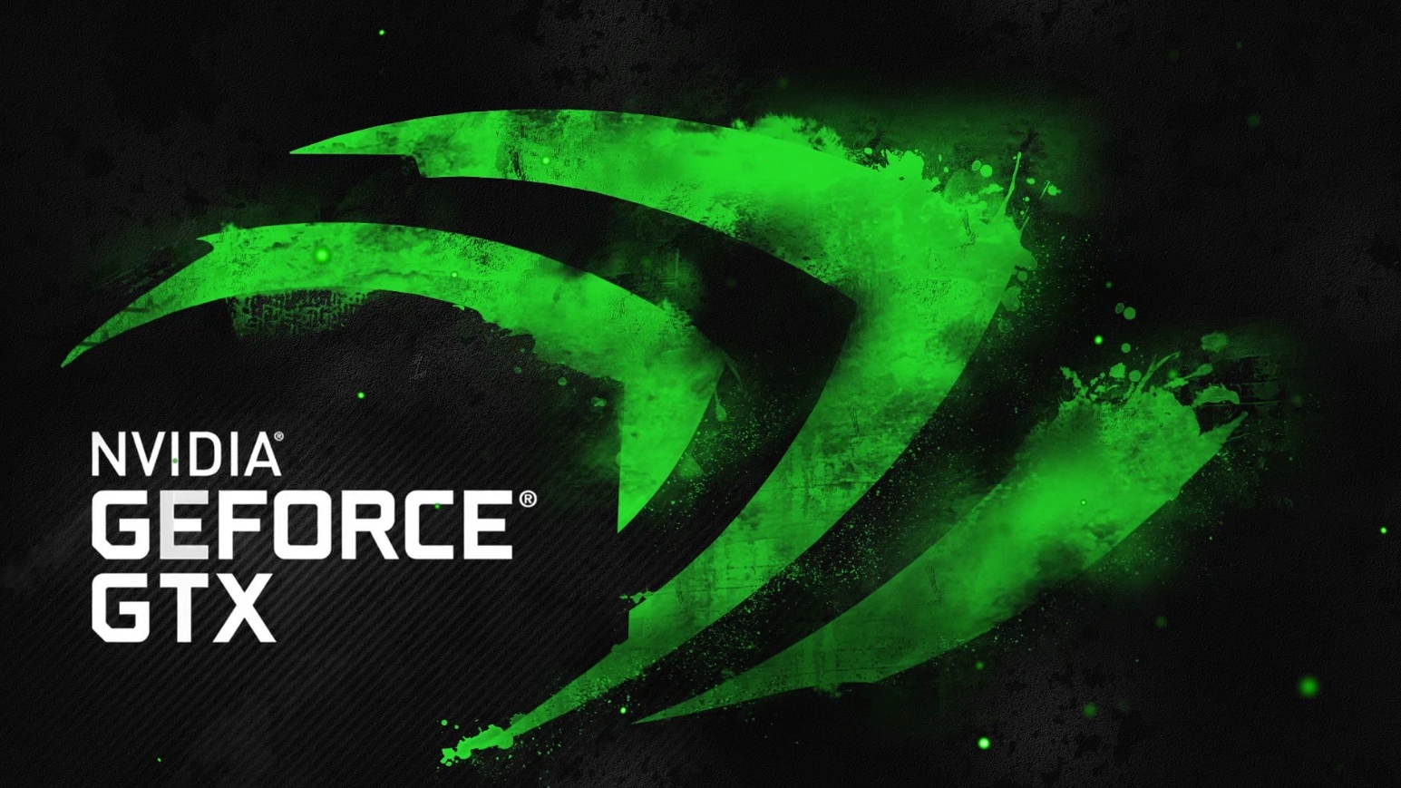 Nvidia Logo on Black Background (Live) - Wallpaper screenshot - Seelen UI