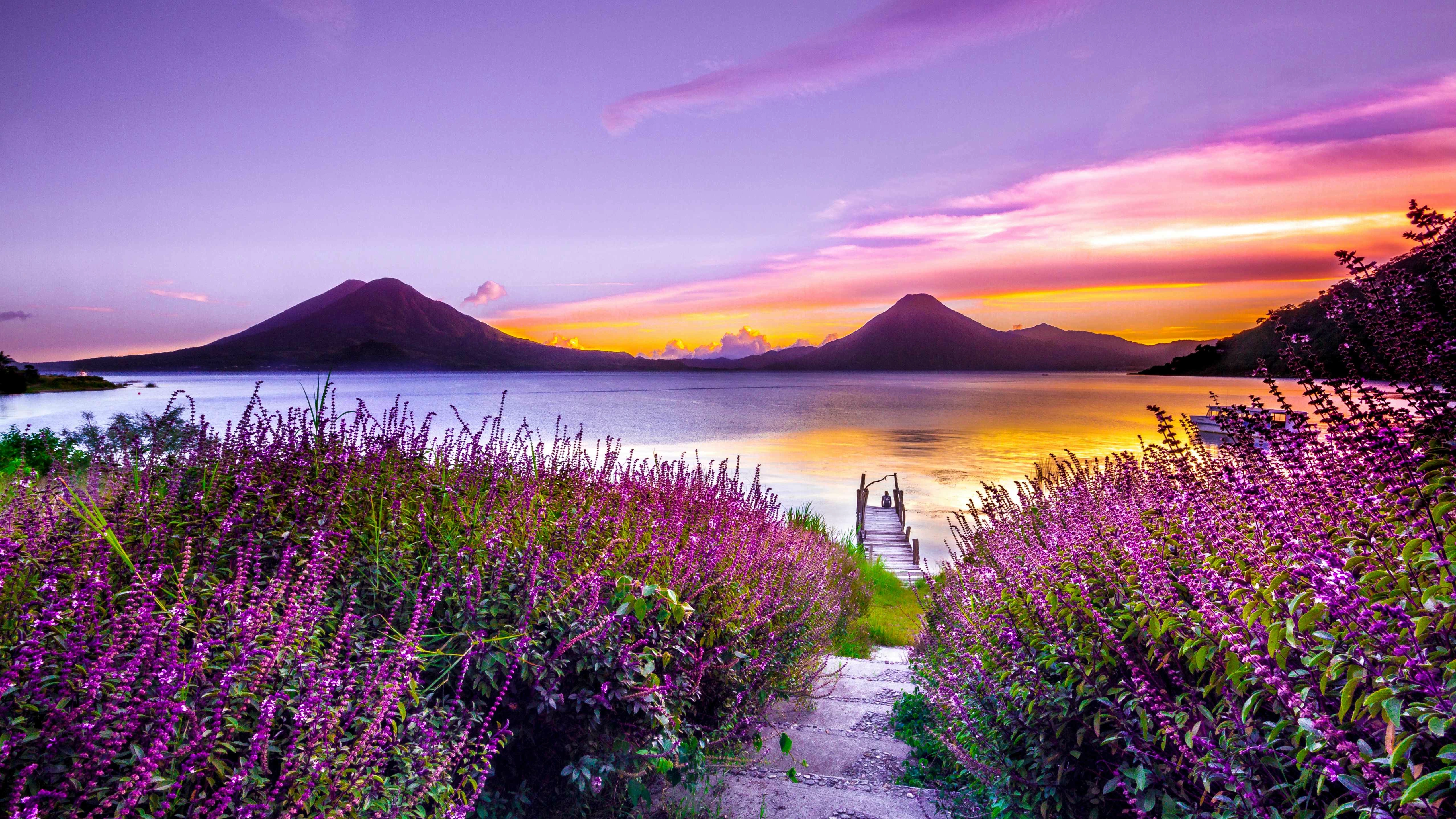 Beauty Of Lake Atitlan (Static) - Wallpaper screenshot - Seelen UI