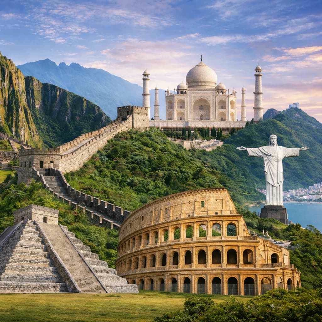 7 Wonders Of The World (Static) - Seelen Wallpaper