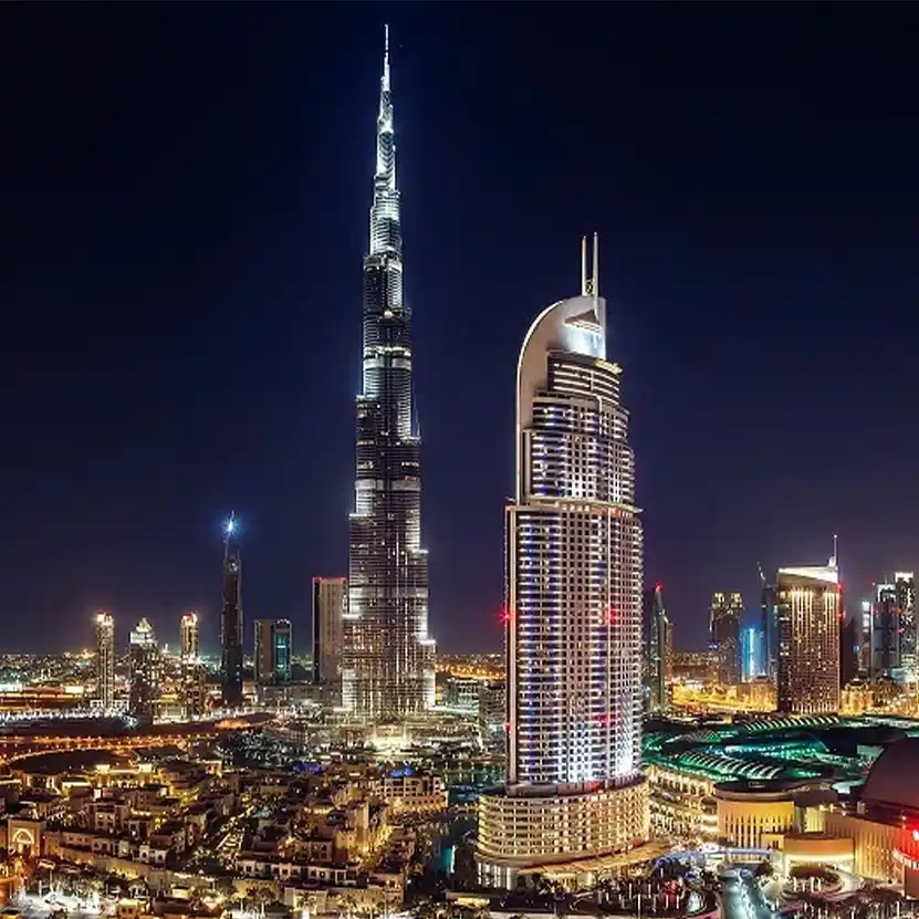 Downtown Dubai at Night (Static) - Seelen 壁紙
