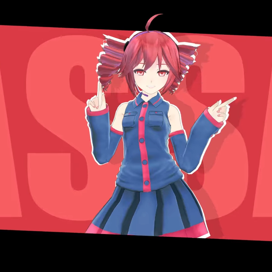 Kasane Teto Montagem Shirt Blue (Live) - Seelen Tapete