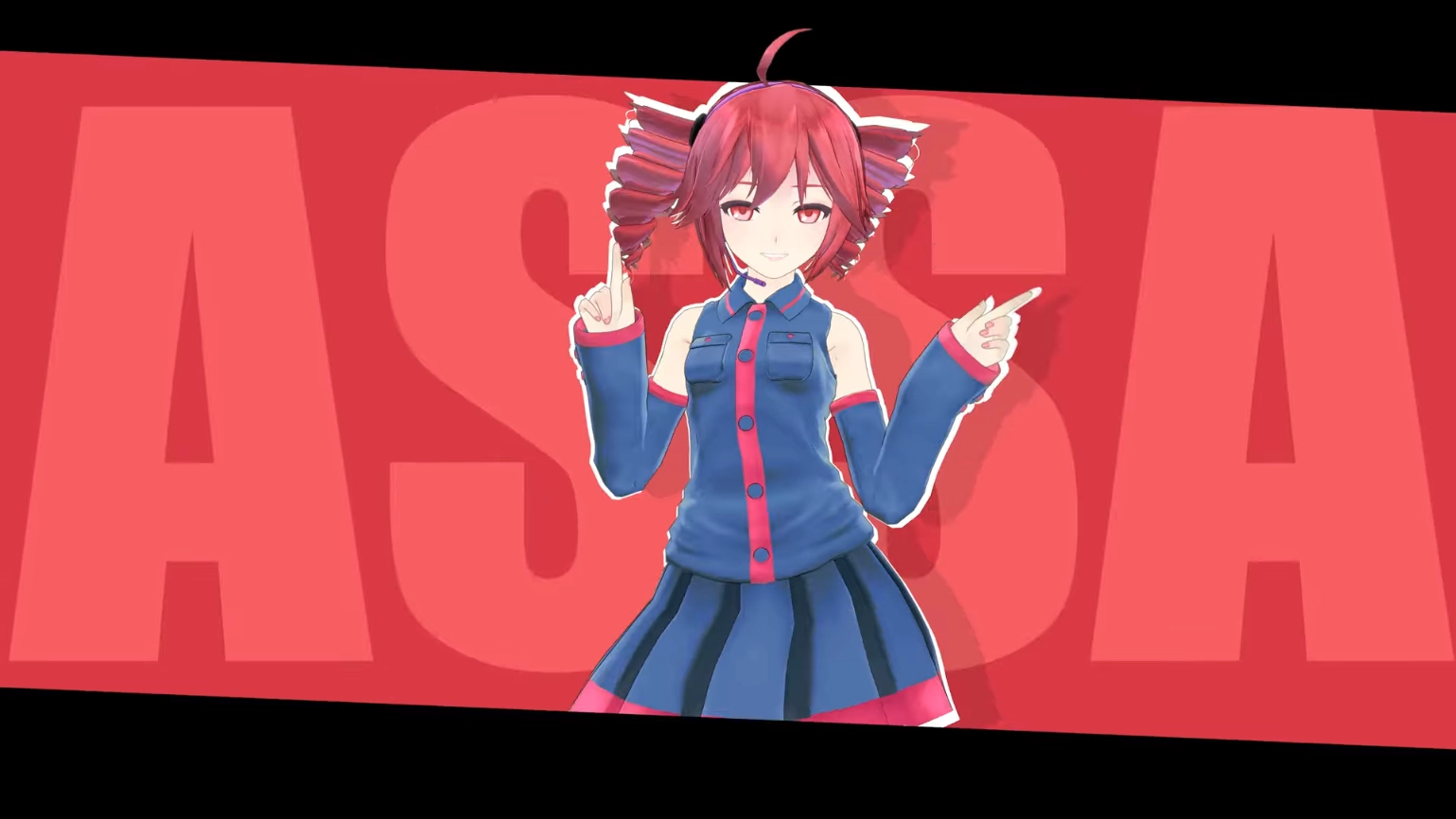 Kasane Teto Montagem Shirt Blue (Live) - Wallpaper screenshot - Seelen UI