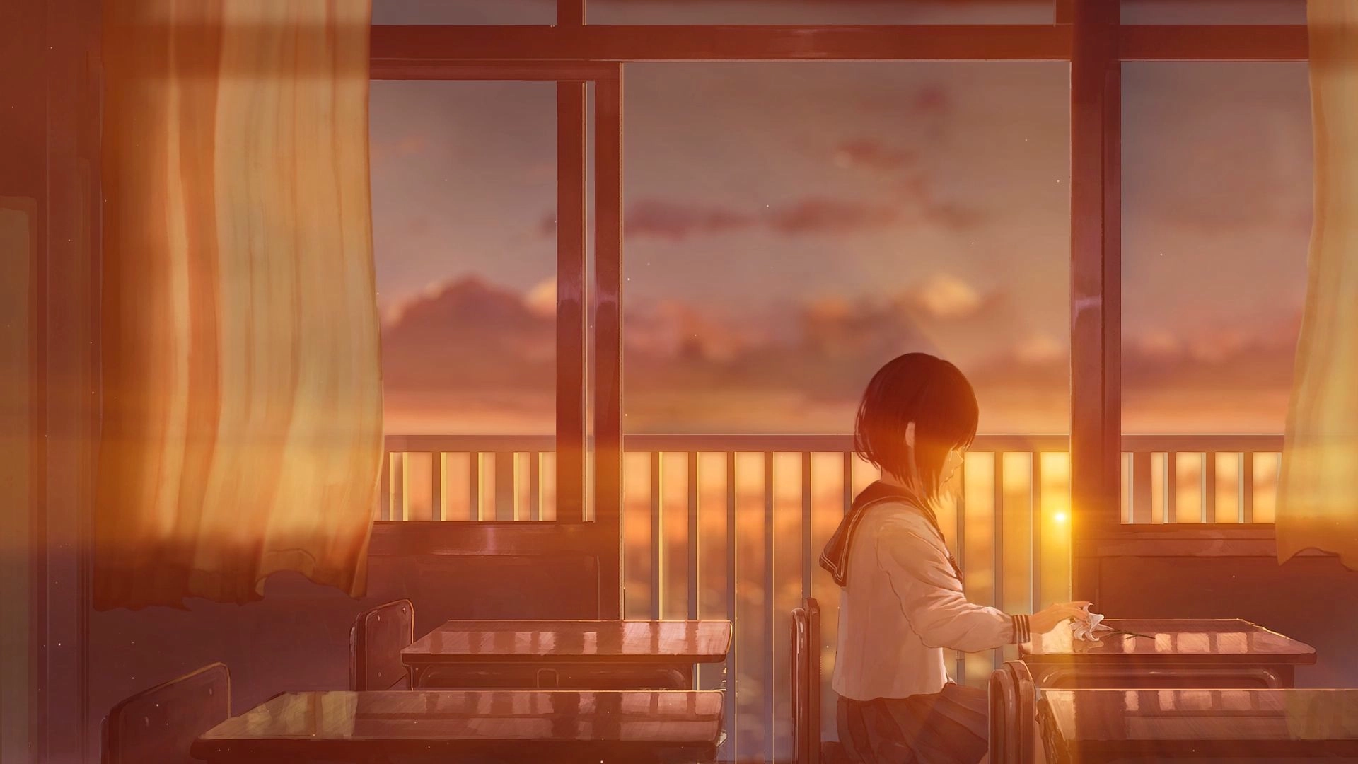 Single Girl at Her Desk (Live) banner