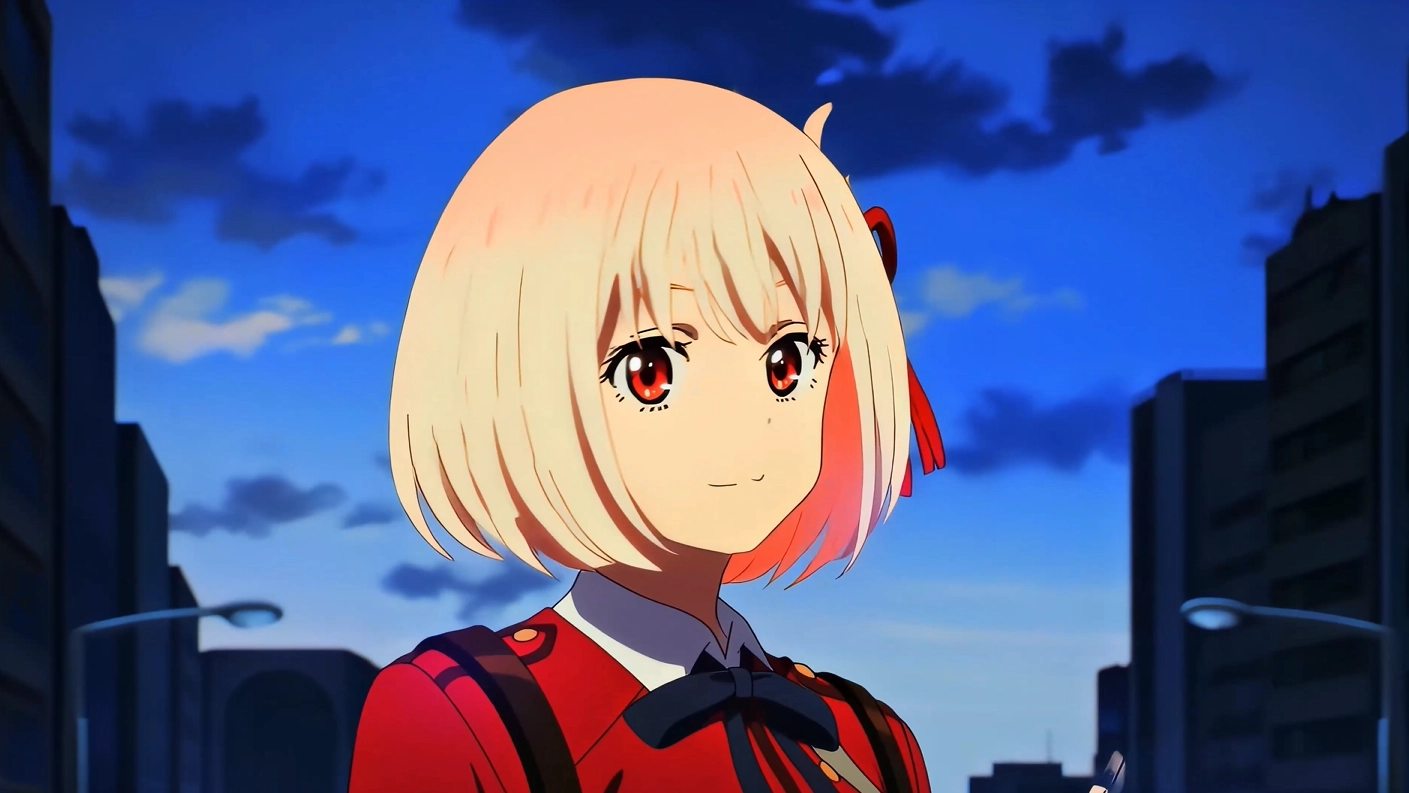 Chisato Nishikigi {Lycoris Recoil} (Live) - Wallpaper screenshot - Seelen UI