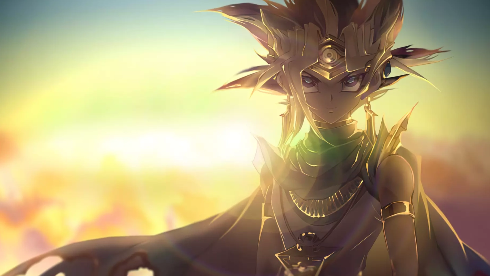 Yugioh Yami at dawn (Live) - Wallpaper screenshot - Seelen UI