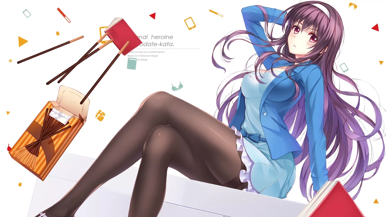 Utaha Kasumigaoka (Live) - Wallpaper screenshot - Seelen UI