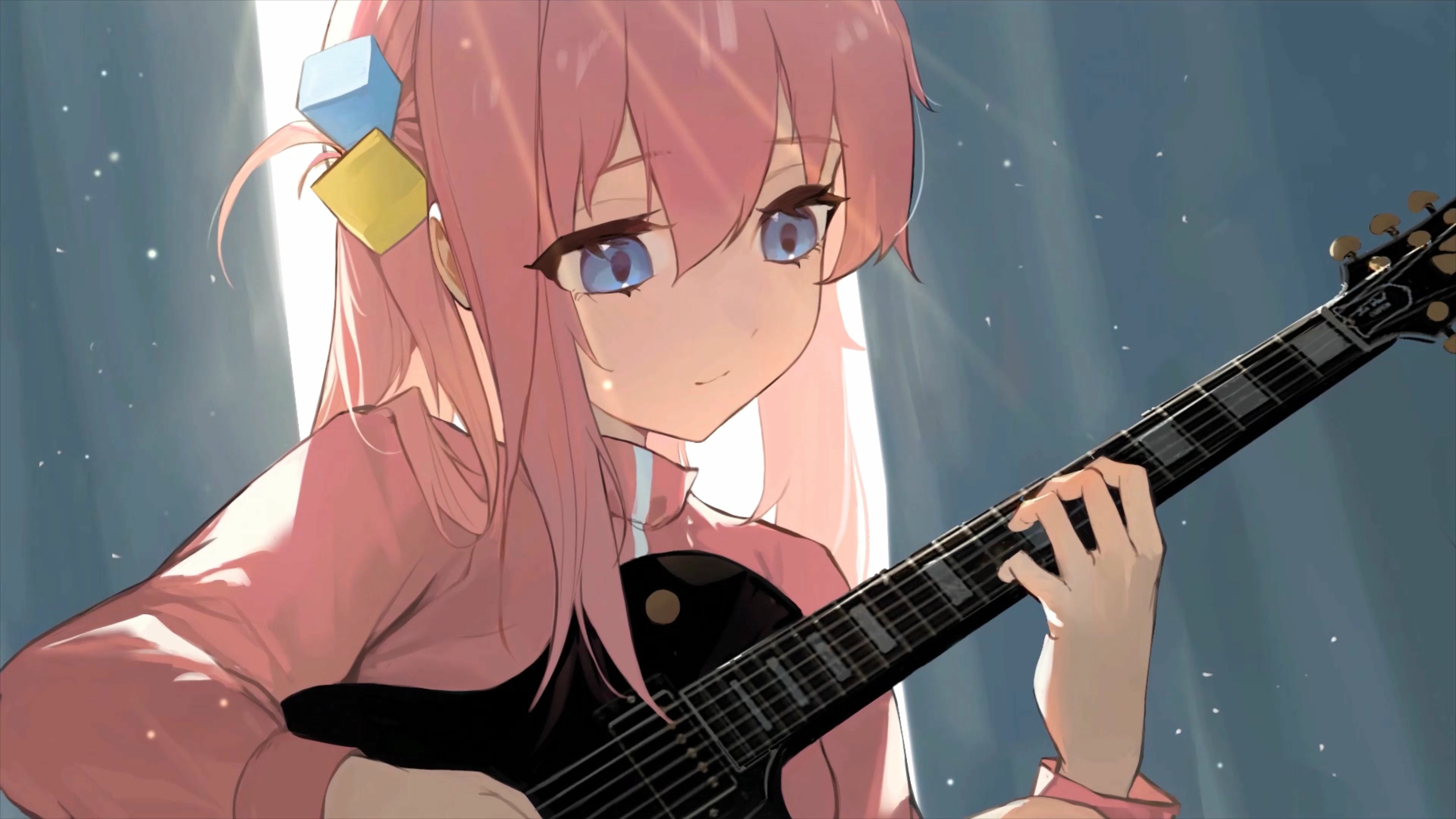 Bocchi playing guitar (Live) banner