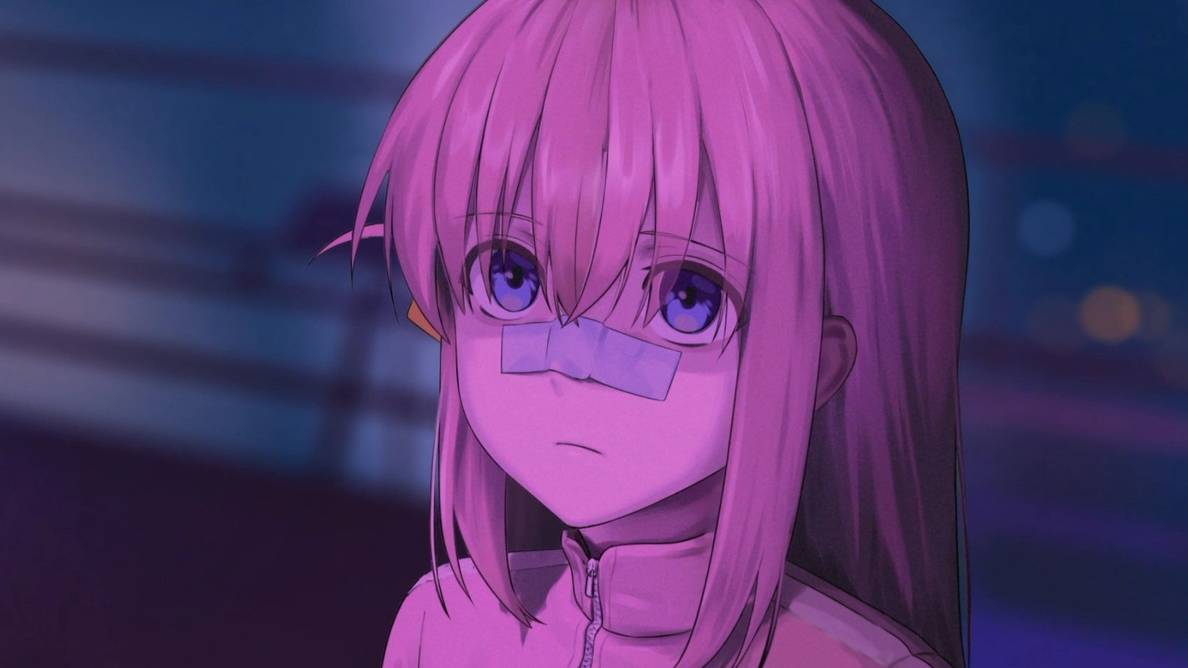 Hitori Gotoh literally me blade runner (Live) - Wallpaper screenshot - Seelen UI