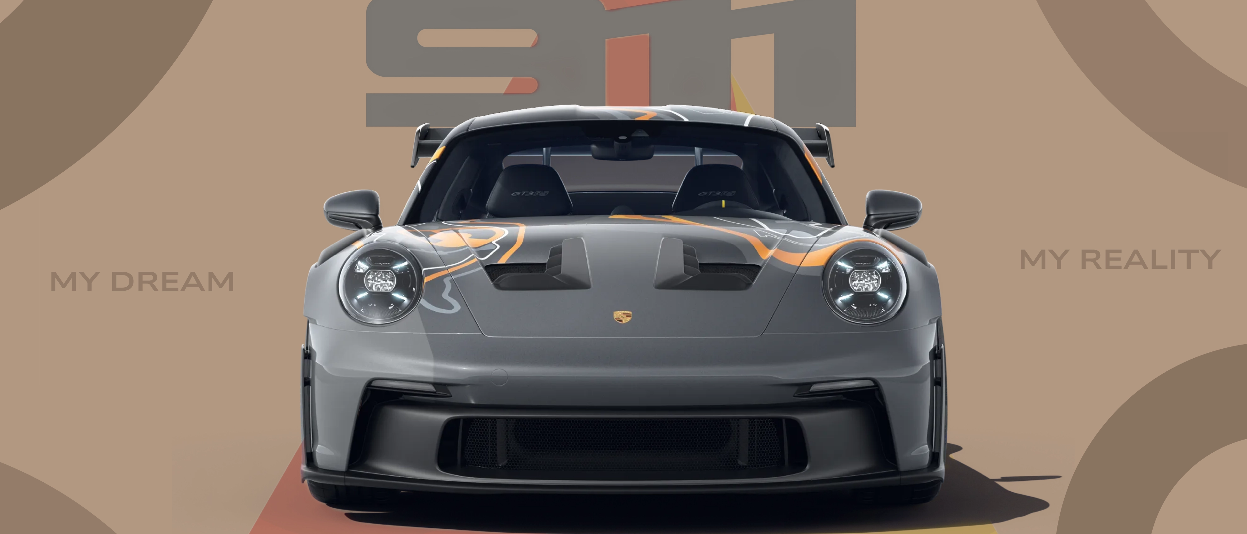 Grey Porsche 911 (Static) banner