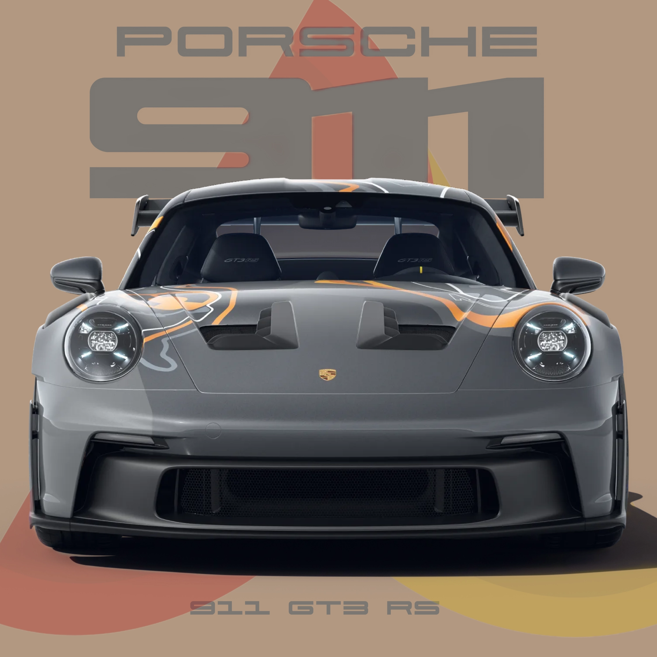 Grey Porsche 911 (Static) - Seelen Tapeet