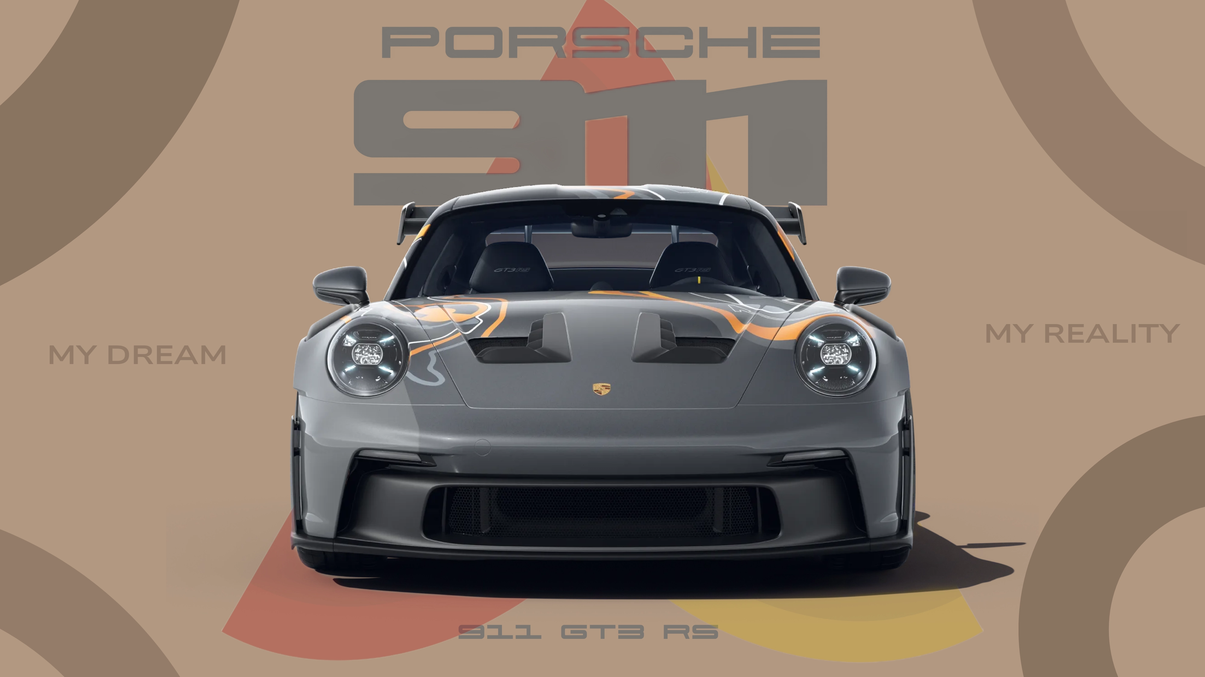 Grey Porsche 911 (Static) - Wallpaper screenshot - Seelen UI