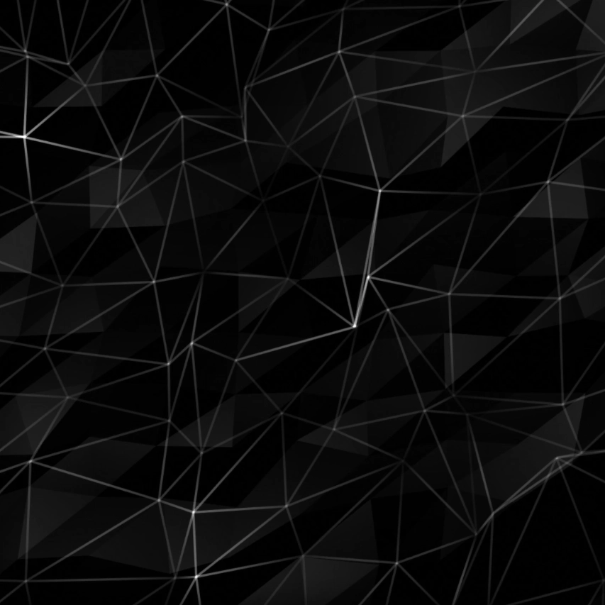 Dynamic Black Polygonal Abstract Animation (Live) - Seelen Tapeet