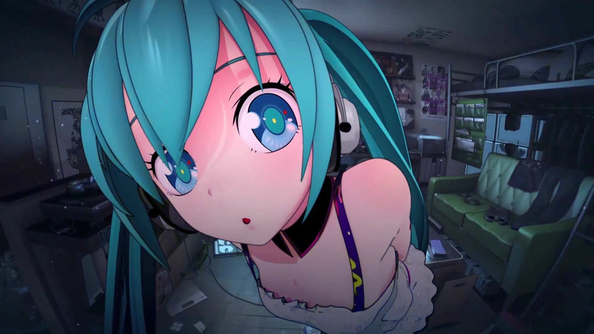 Miku Hatsune in the room (Live) banner