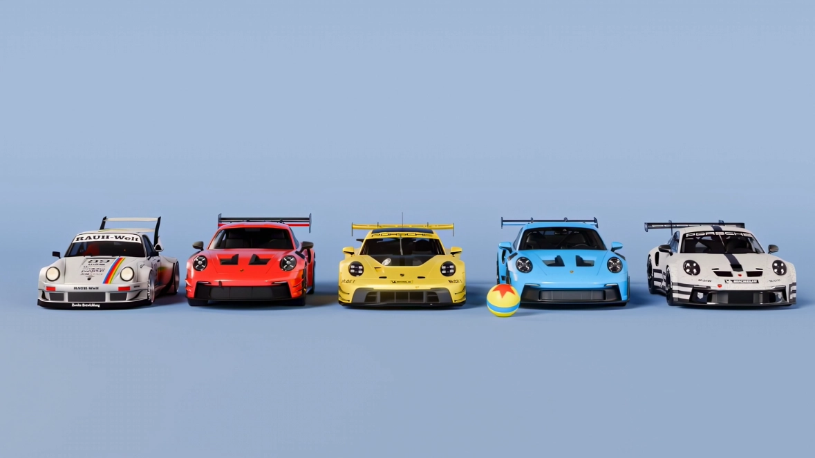 Pixar x Porsche (Live) - Wallpaper screenshot - Seelen UI