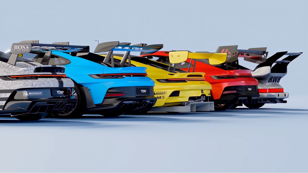 Pixar x Porsche (Live) - Wallpaper screenshot - Seelen UI