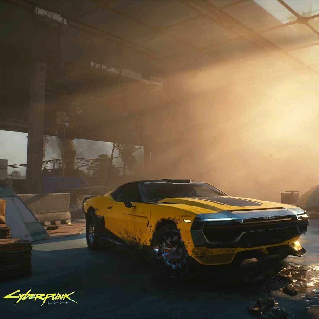 Cyberpunk 2077 Yellow Car (Live) - Seelen Tapeet