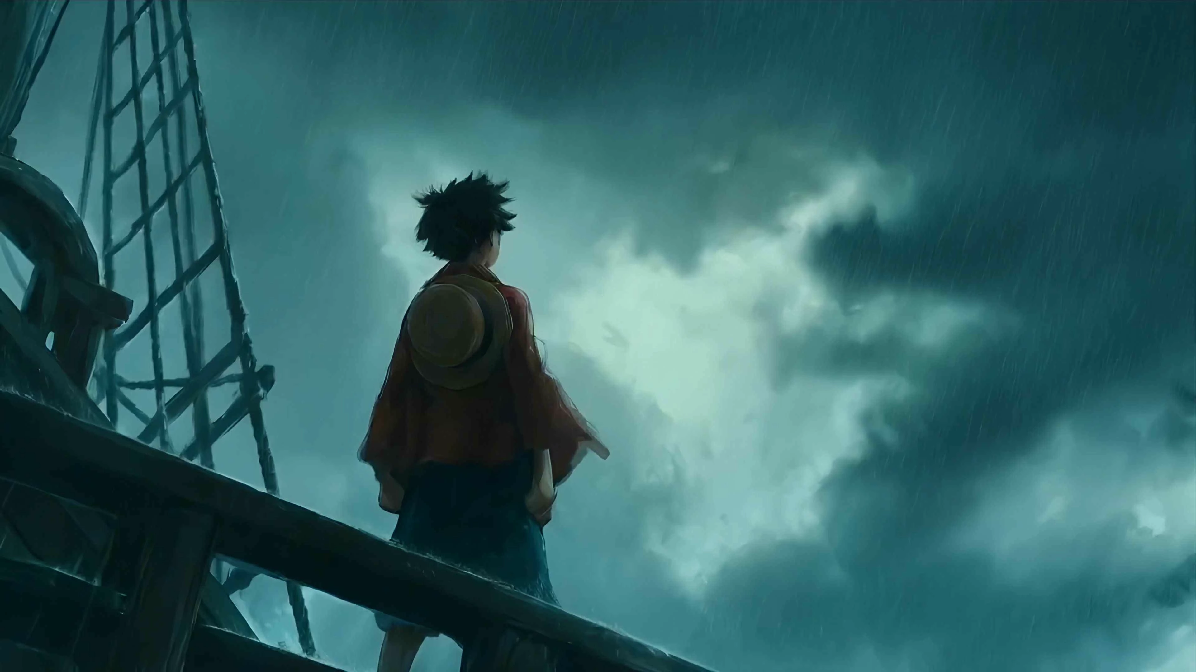 Luffy Before the Storm (Live) - Wallpaper screenshot - Seelen UI