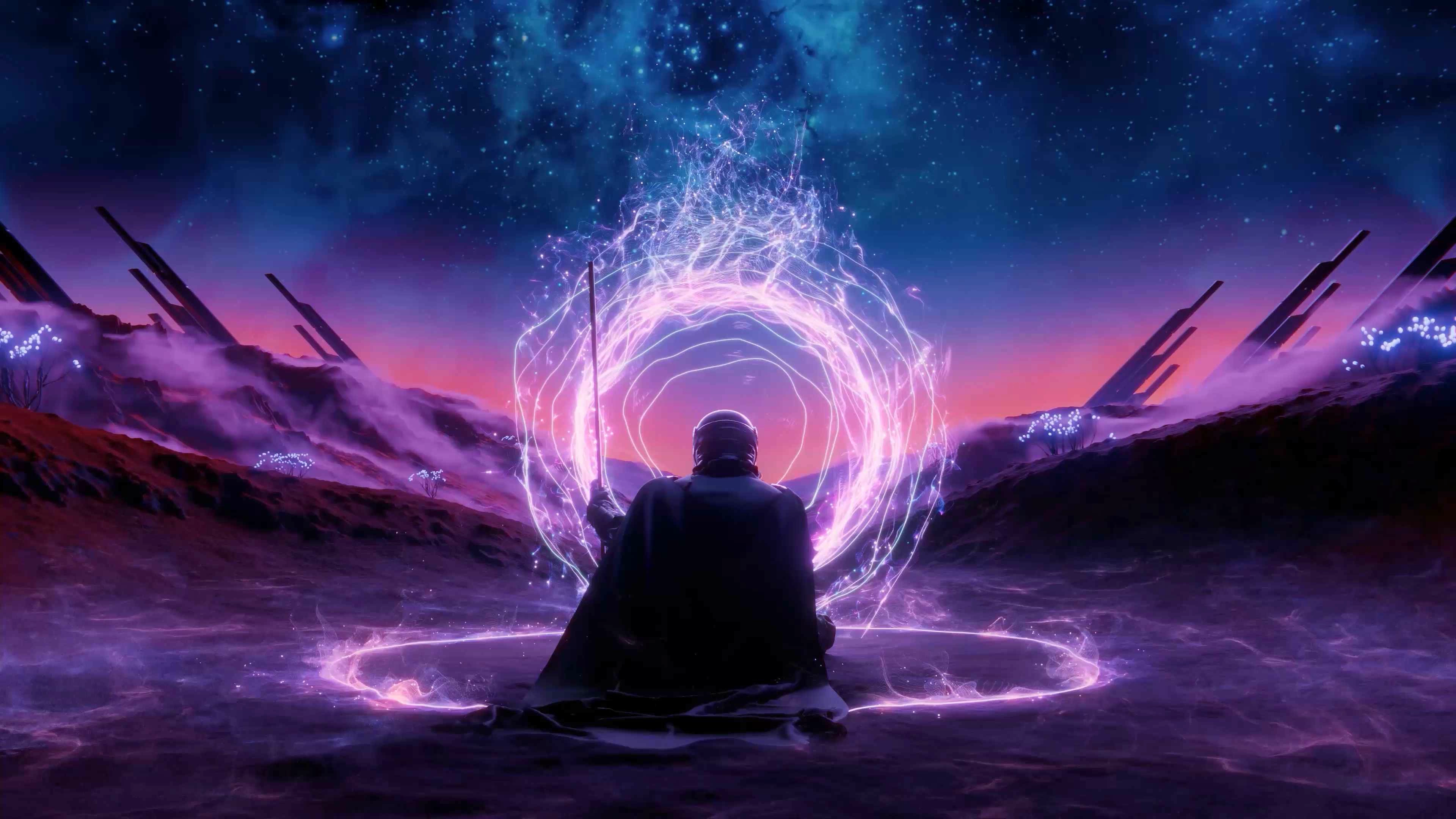 Cosmic Portal Ritual (Live) - Wallpaper screenshot - Seelen UI