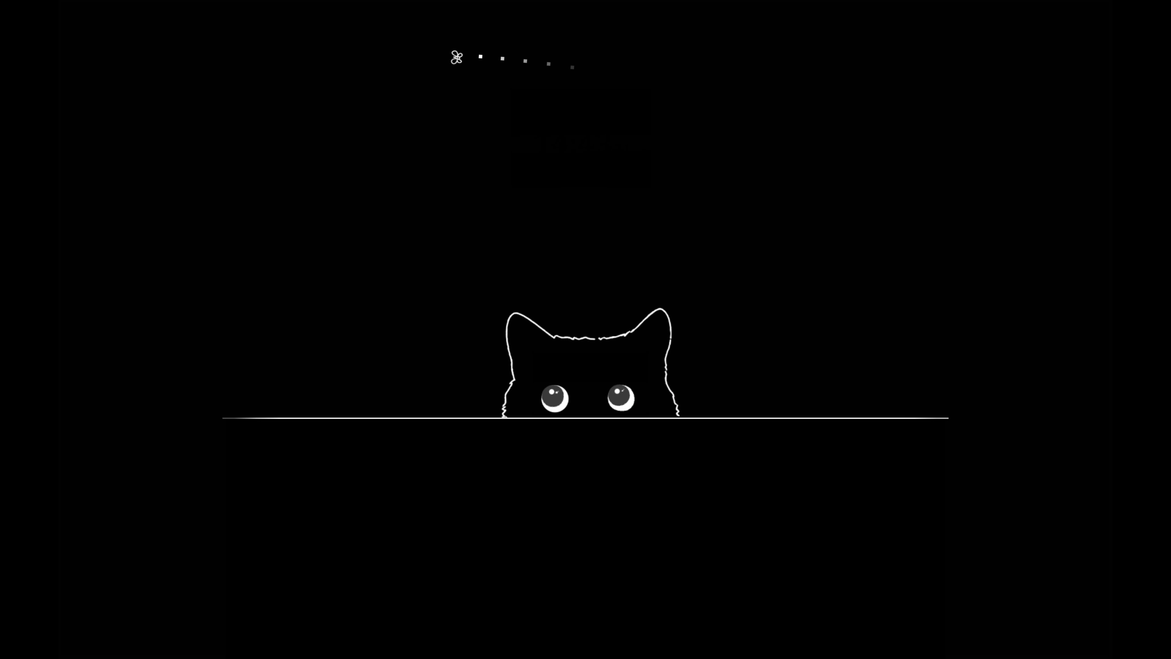 Minimalist Cat & Butterfly Live banner