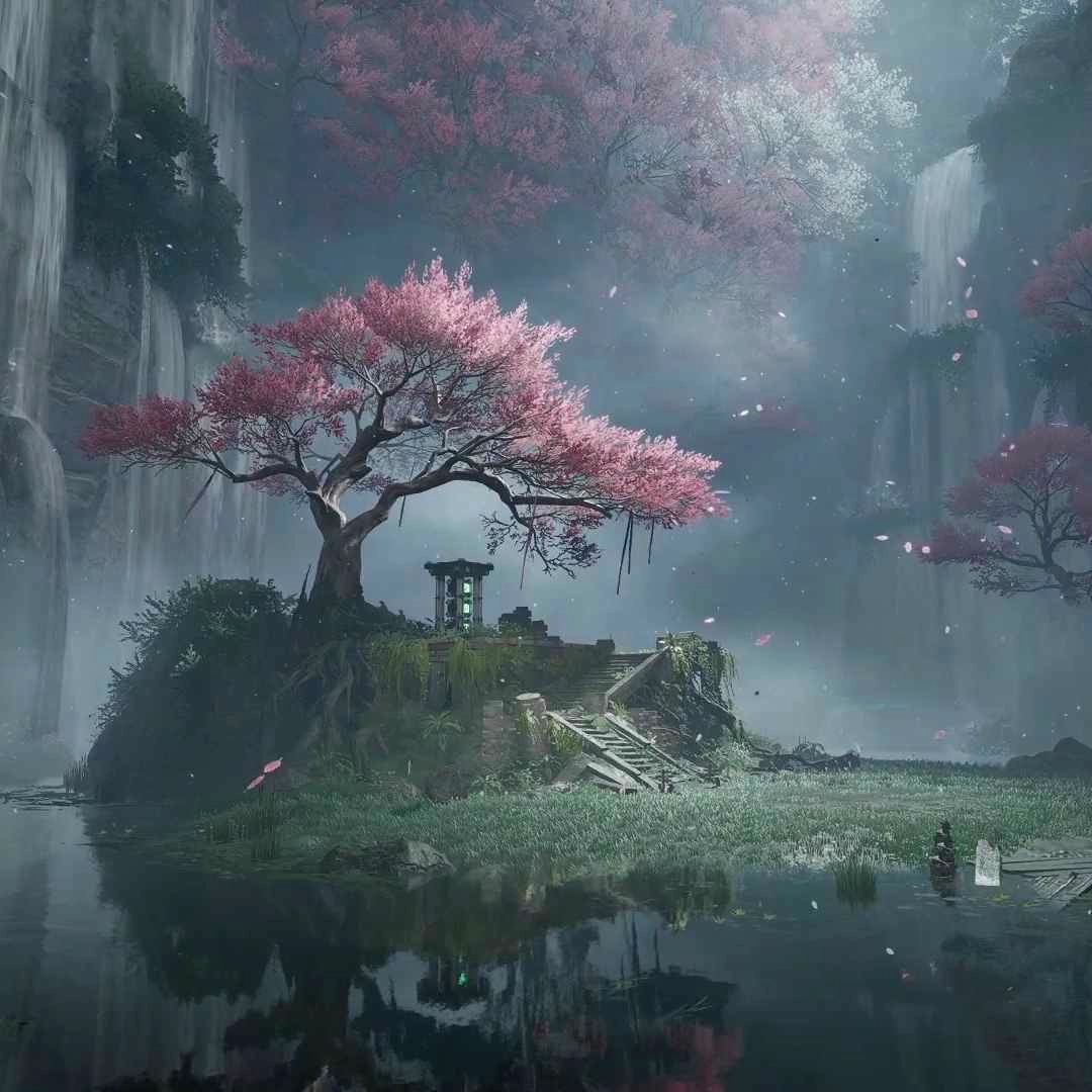 Arknights Endfield Sakura Sanctuary (Live) - Seelen Carta da parati