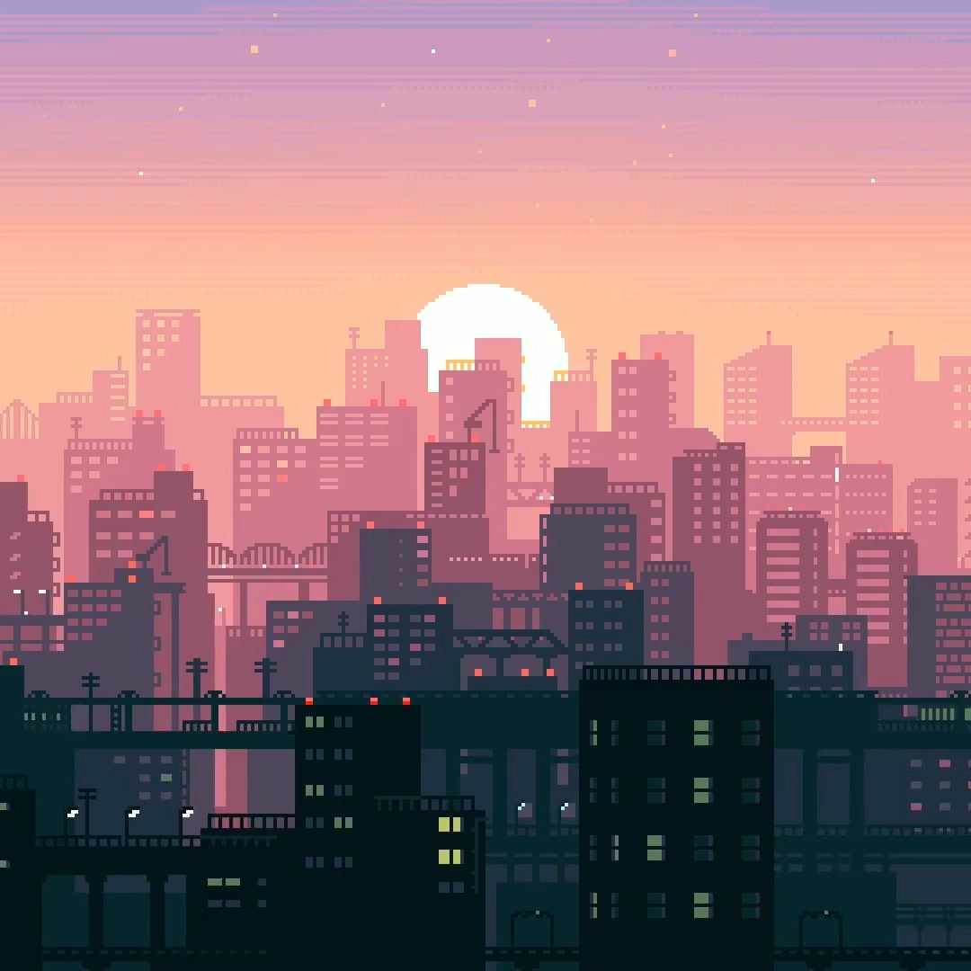 Pixel City (Live) - Seelen Wallpaper