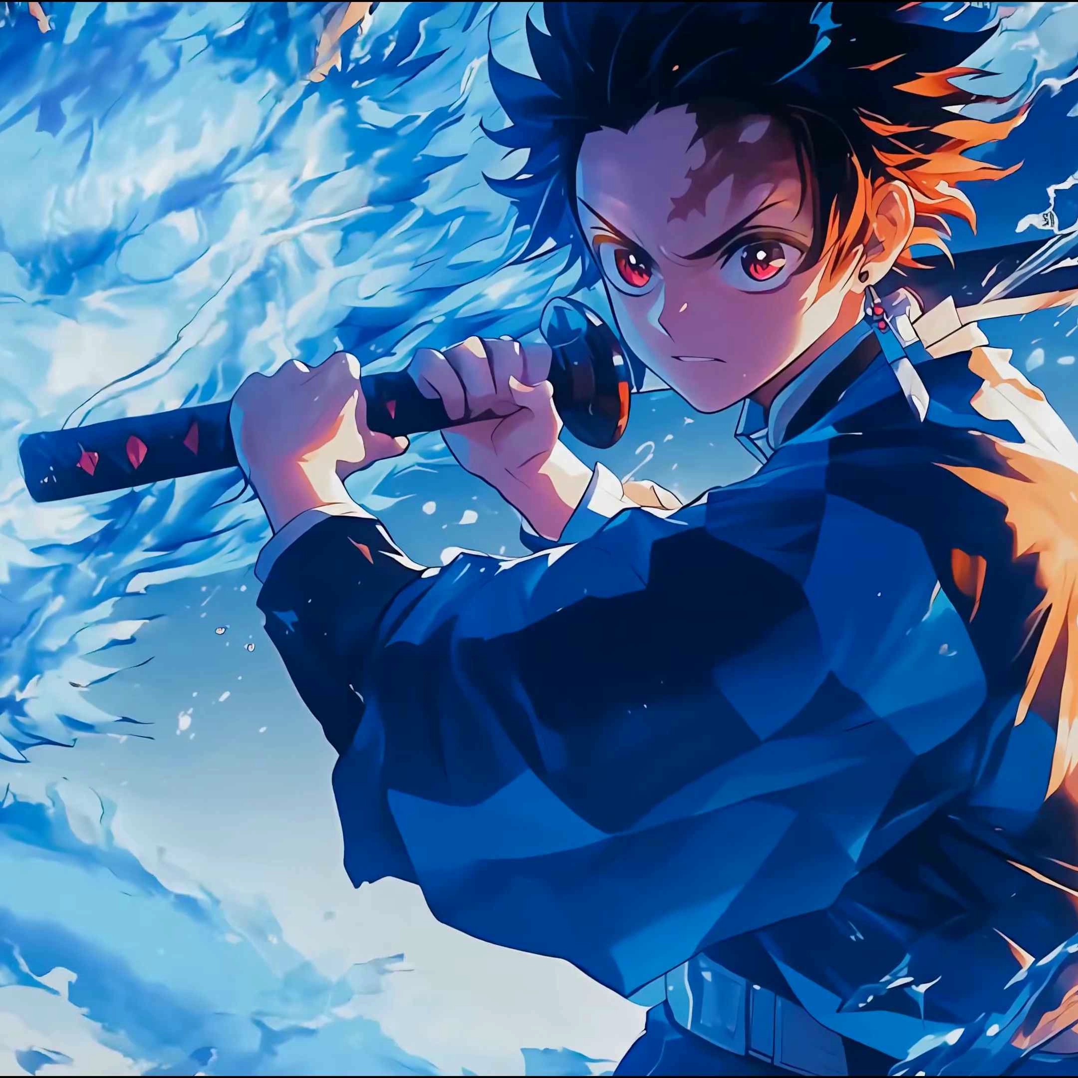 Tanjiro Kamado – Water Breathing Dragon (Live) - Seelen Wallpaper