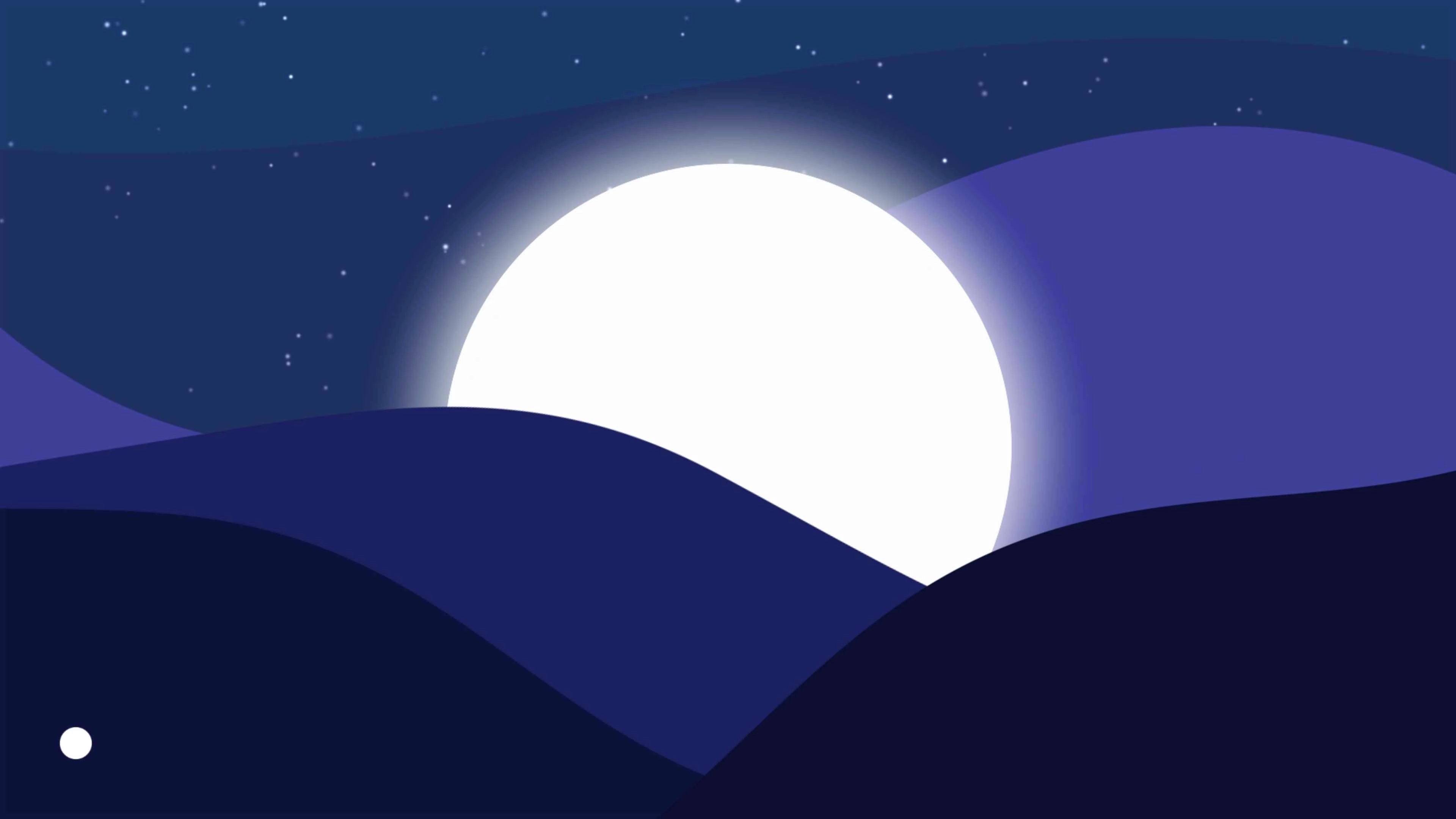 Moonlit Purple Dunes (Live) - Wallpaper screenshot - Seelen UI