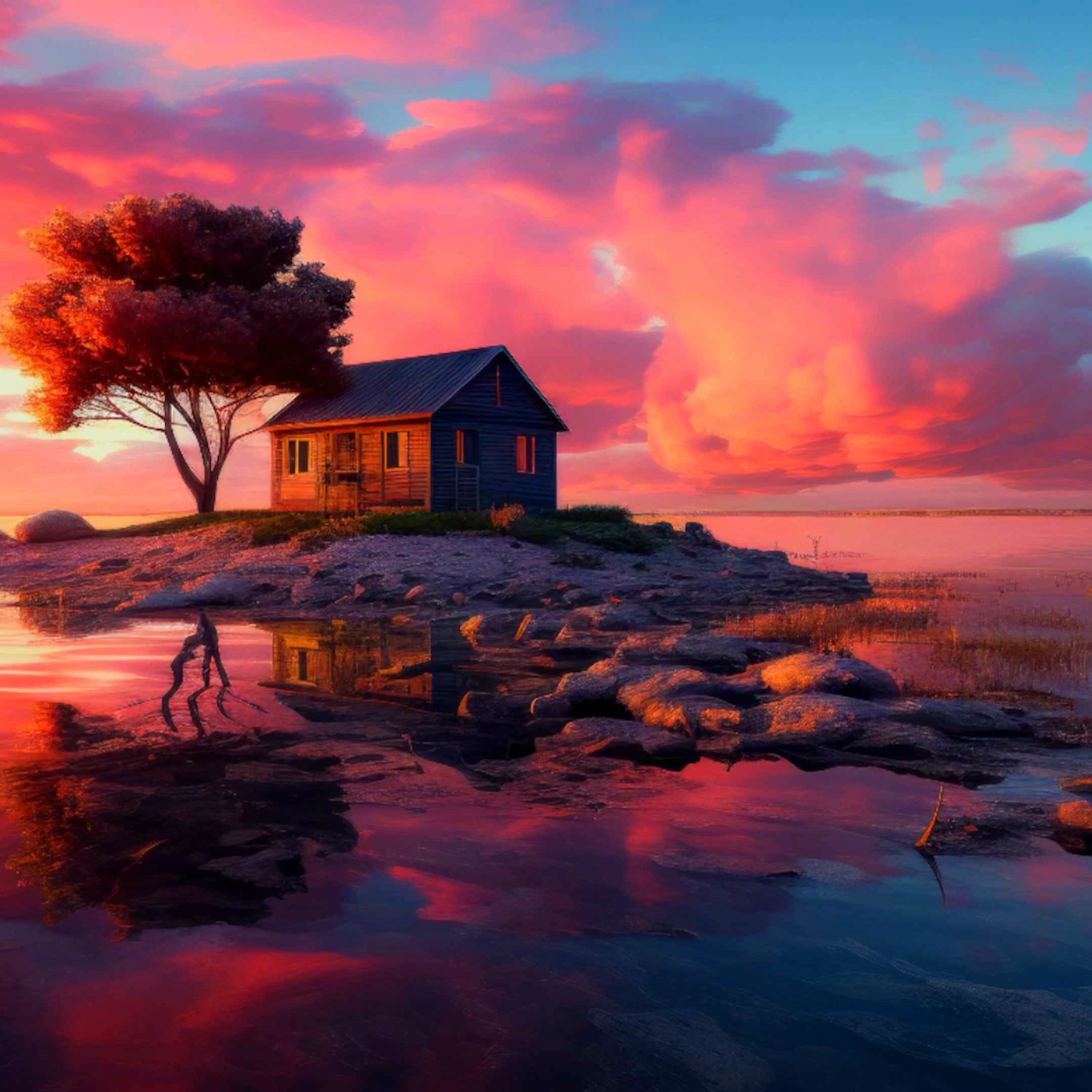 Island Sunset Cabin (Live) - Seelen Ταπετσαρία