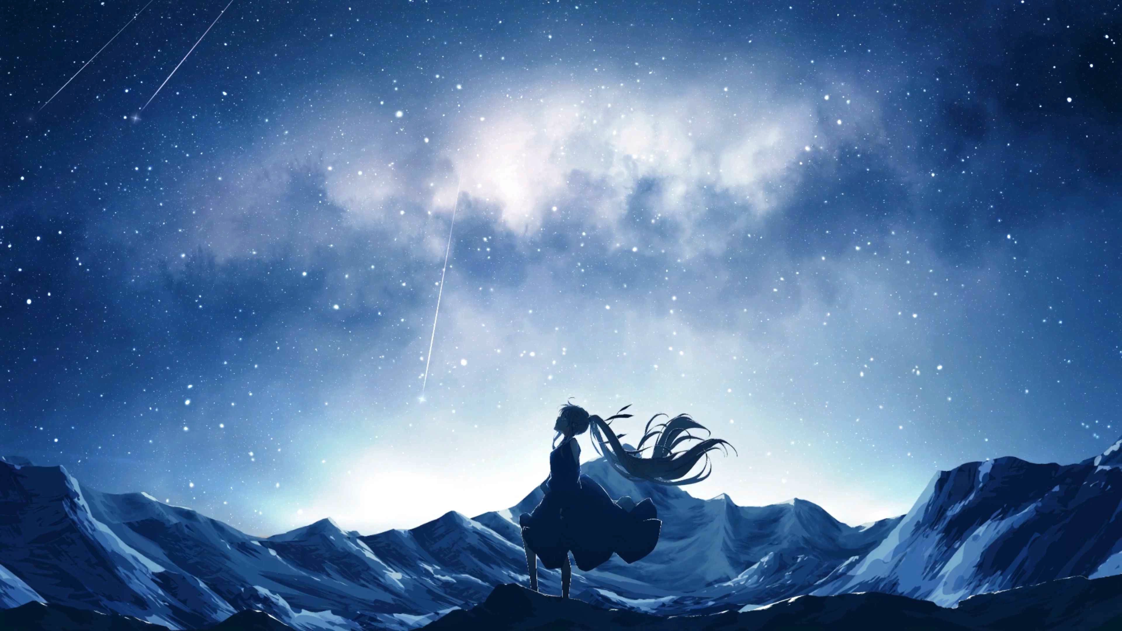 Shooting Stars (Live) - Wallpaper screenshot - Seelen UI