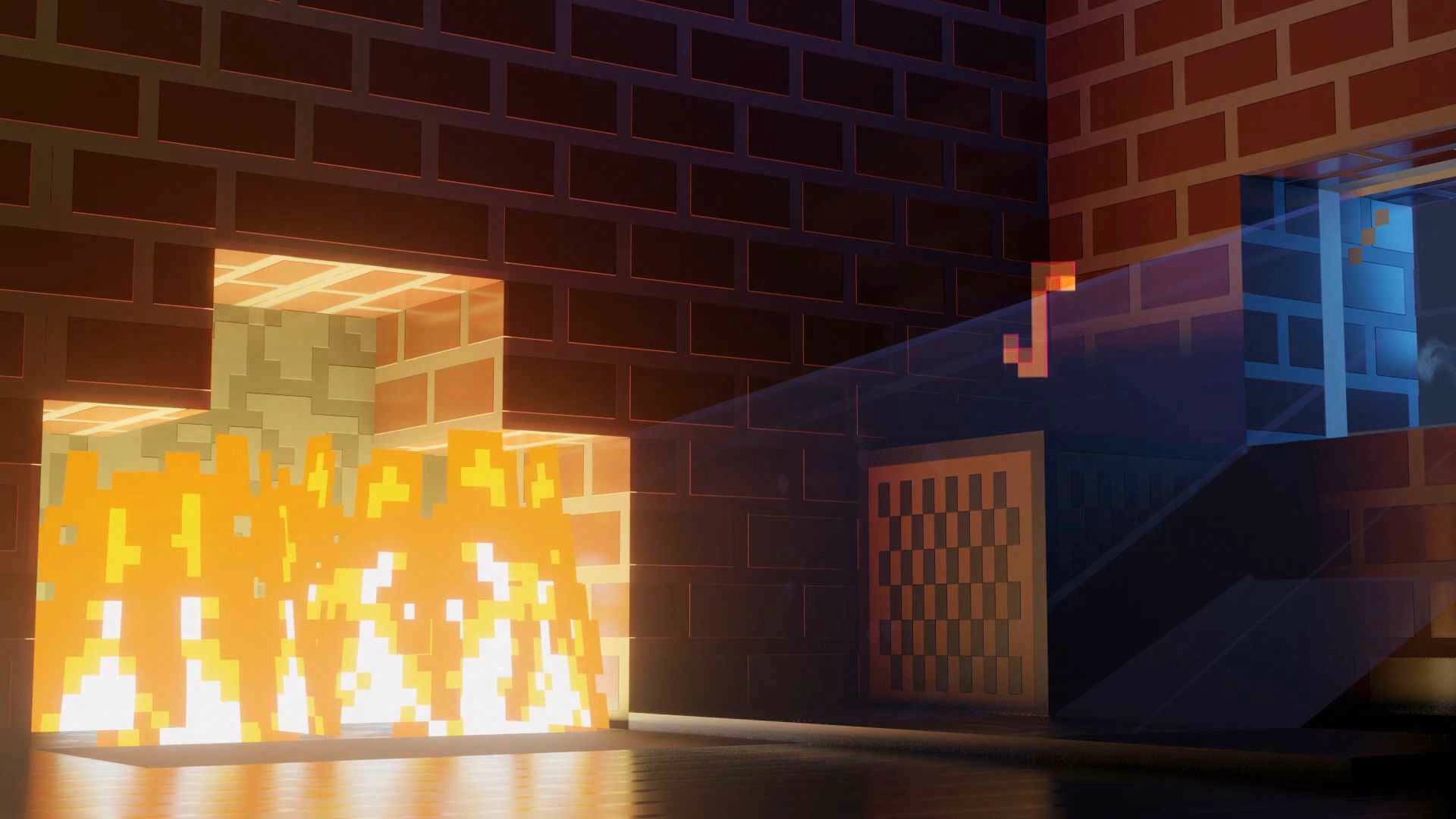 Chill Fireplace {Minecraft} (Live) - Wallpaper screenshot - Seelen UI