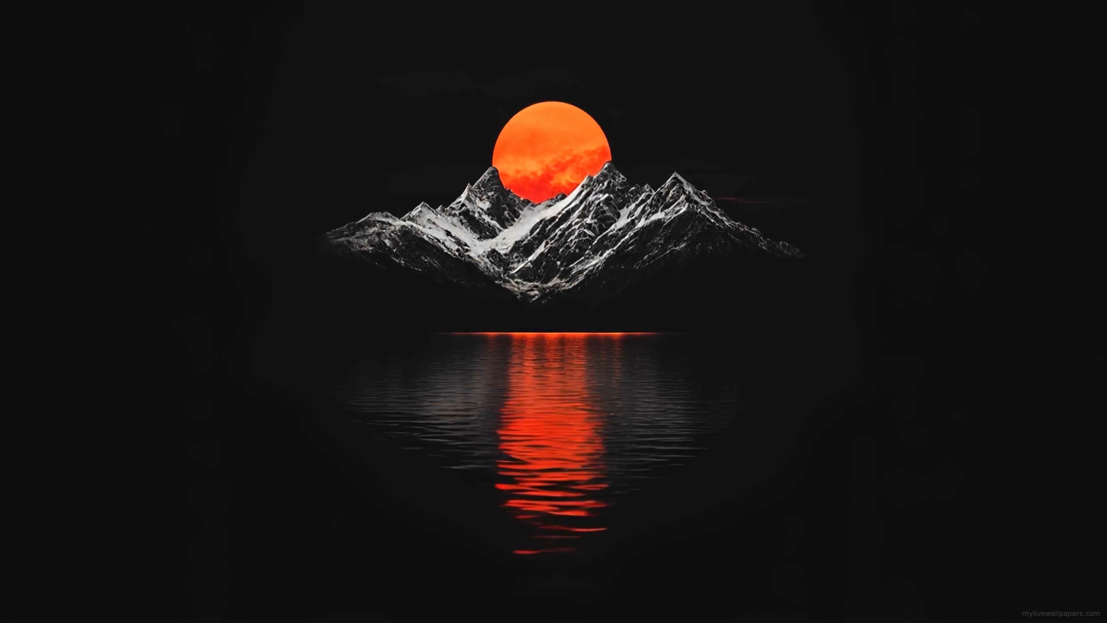 Mountains (Live) - Wallpaper screenshot - Seelen UI